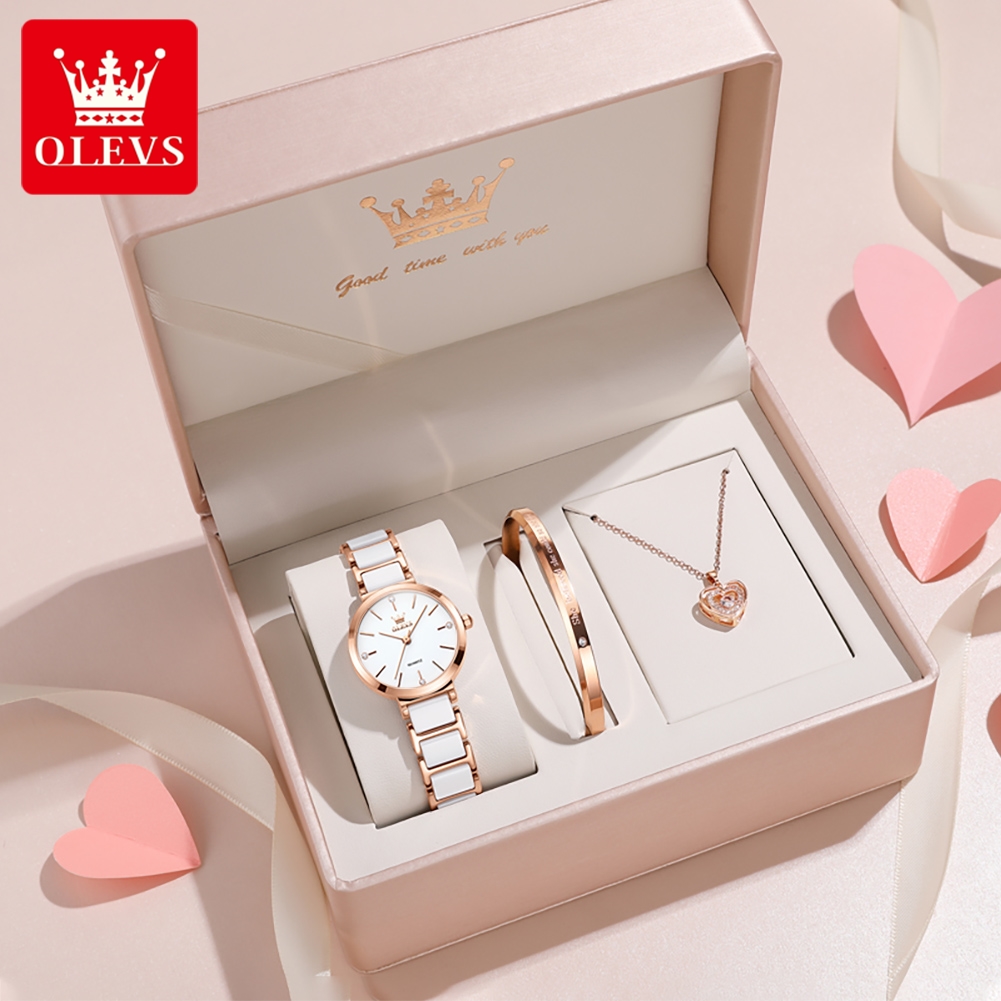 Luxury Watches - OLEVS женские часы 5877, роскошные элегантные