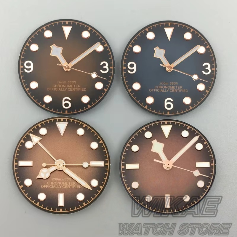 Bronze Case Watch - Циферблат 29 мм с градиентом, винтажный