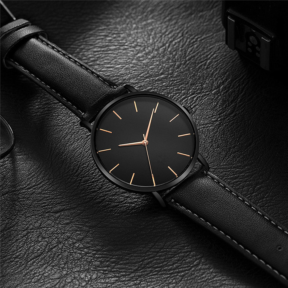 Luxury Watch Manufacturers - Простой стиль, аналоговые кварцевые мужские часы,