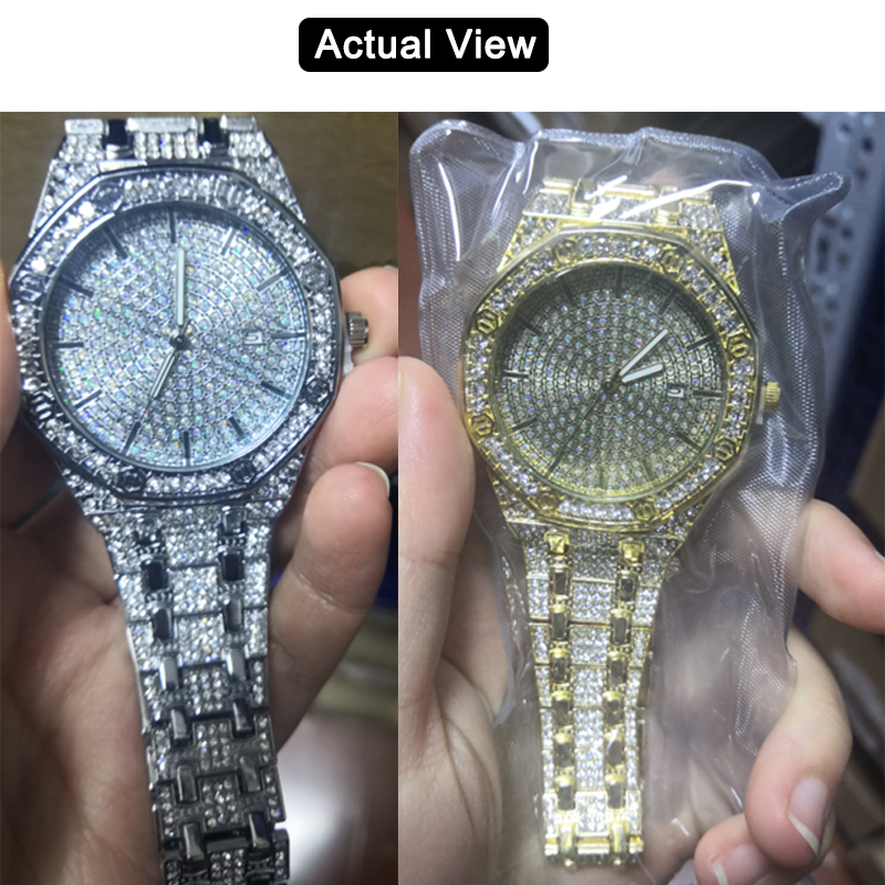 Часы с бриллиантами для мужчин – обзор и цена Best Luxury Quartz Watch