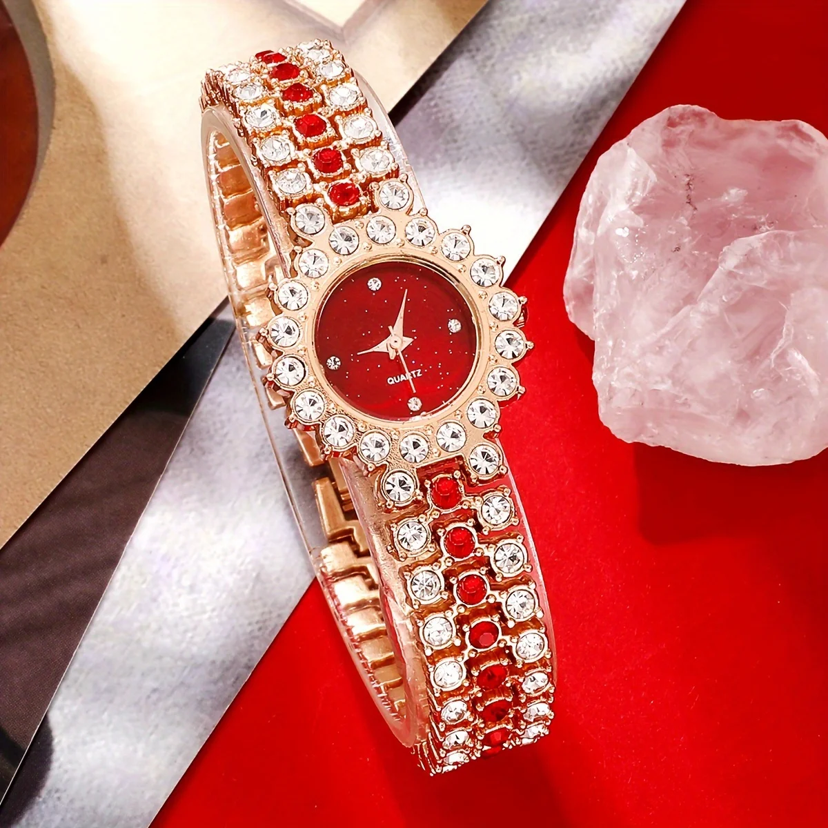 2 шт./компл. женские часы, рос – обзор и цена Luxury Watch Gift For Her