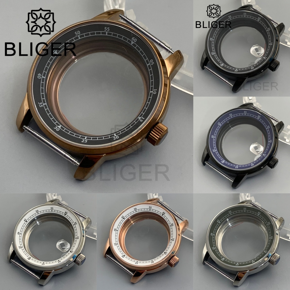 Корпус для часов BLIGER 38 мм  – обзор и цена Bronze Case Watch