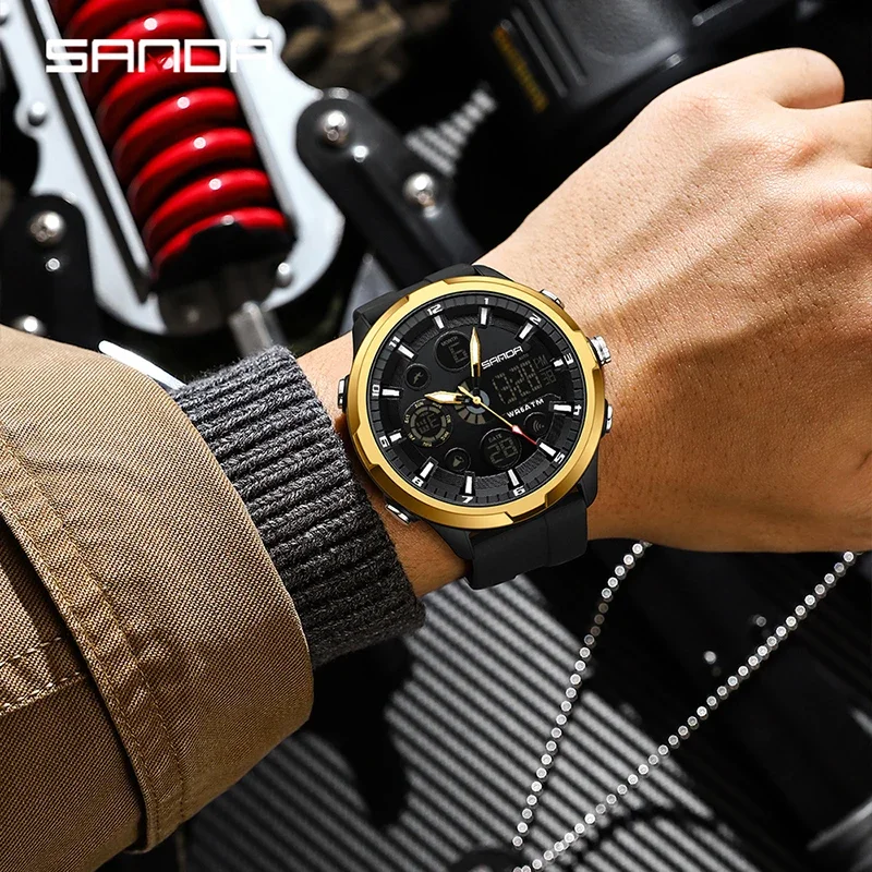 SANDA 9053 50 м водонепроницае – обзор и цена Luxury Watch G Shock