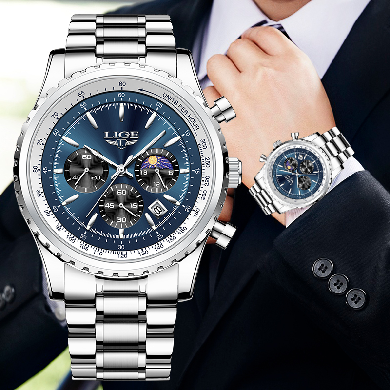 Часы наручные LIGE Мужские ква – обзор и цена Luxury Watch Manufacturers