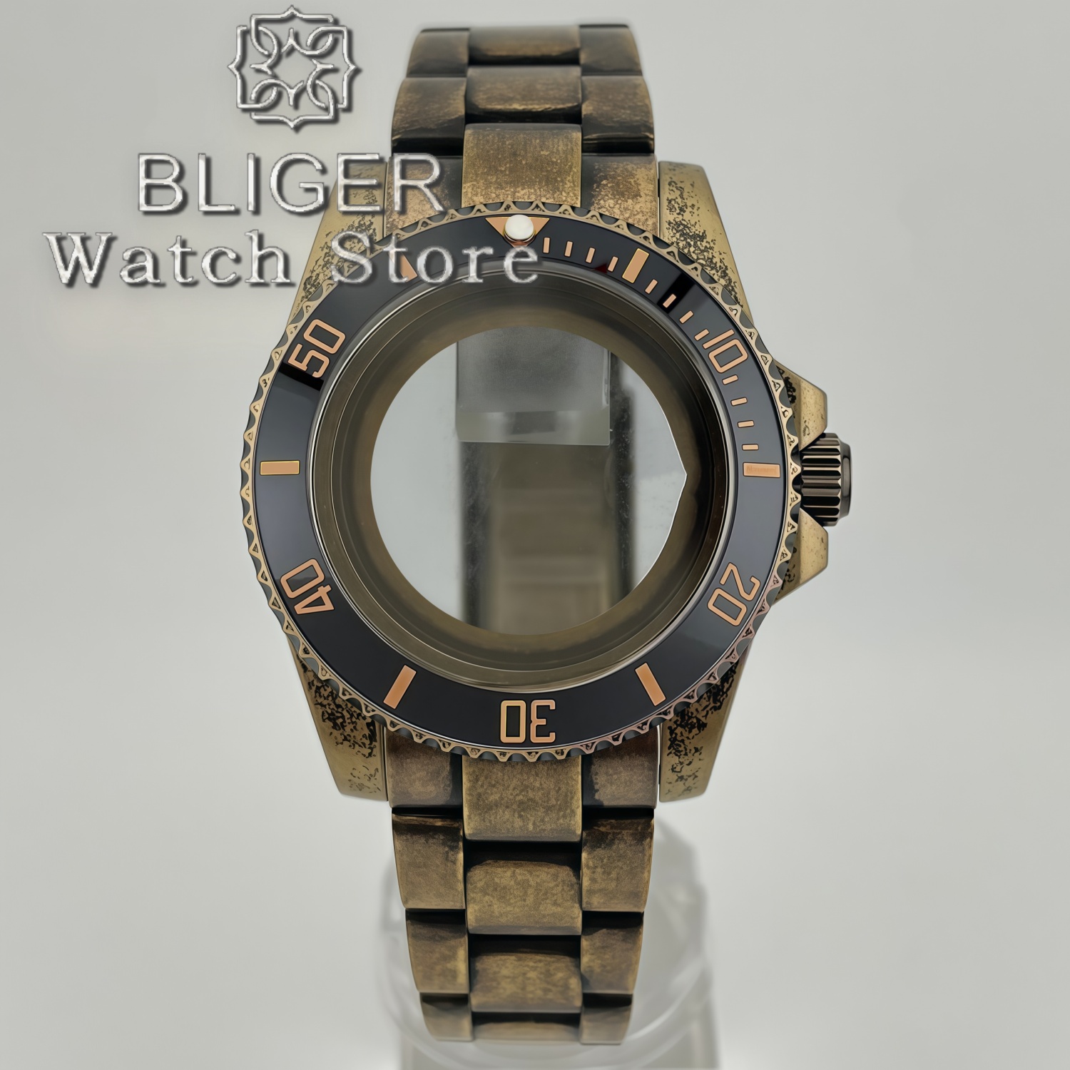BLIGER 40MM Ретро-корпус для д – обзор и цена Bronze Case Watch