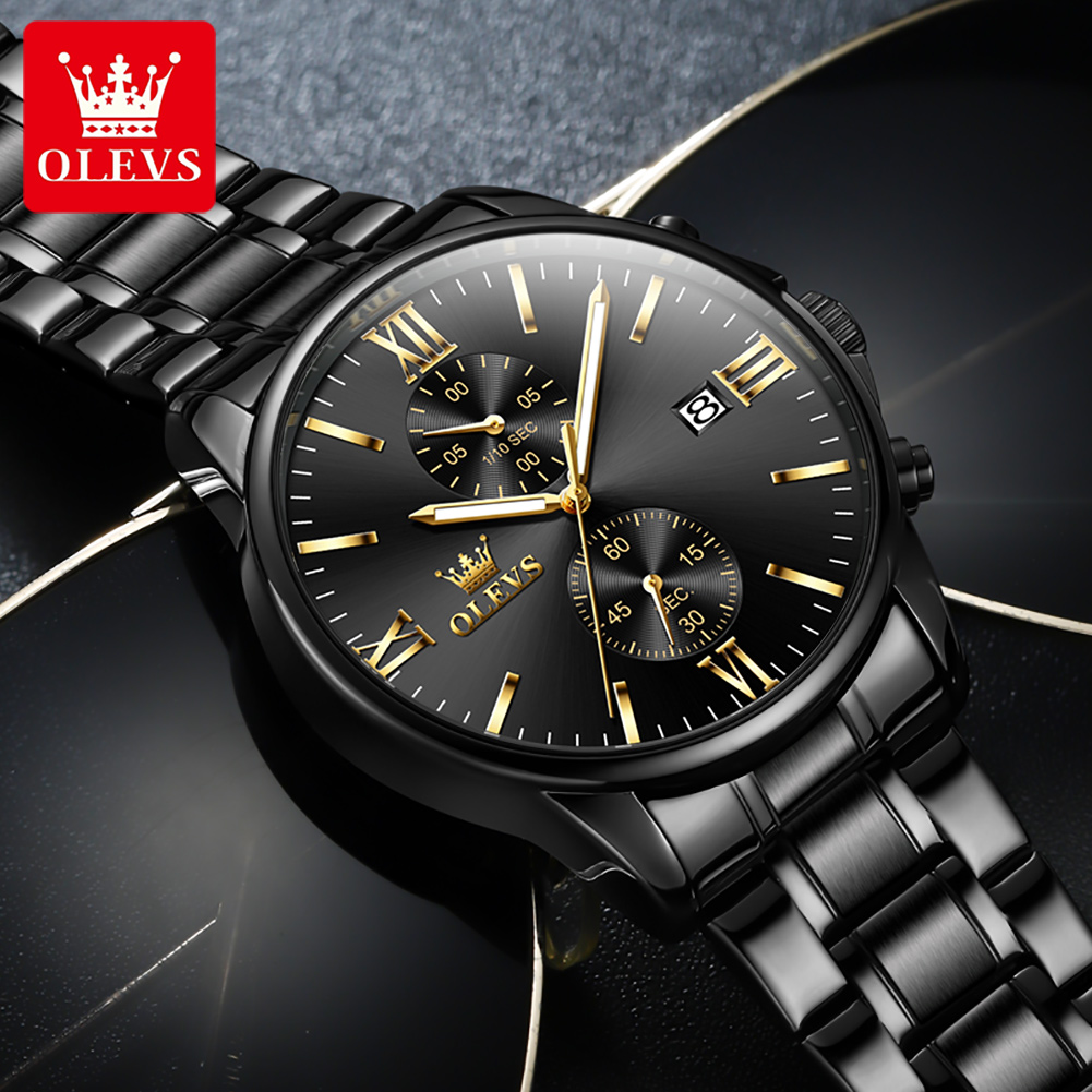 OLEVS 2886 Классические черные – обзор и цена Luxury Watch Manufacturers