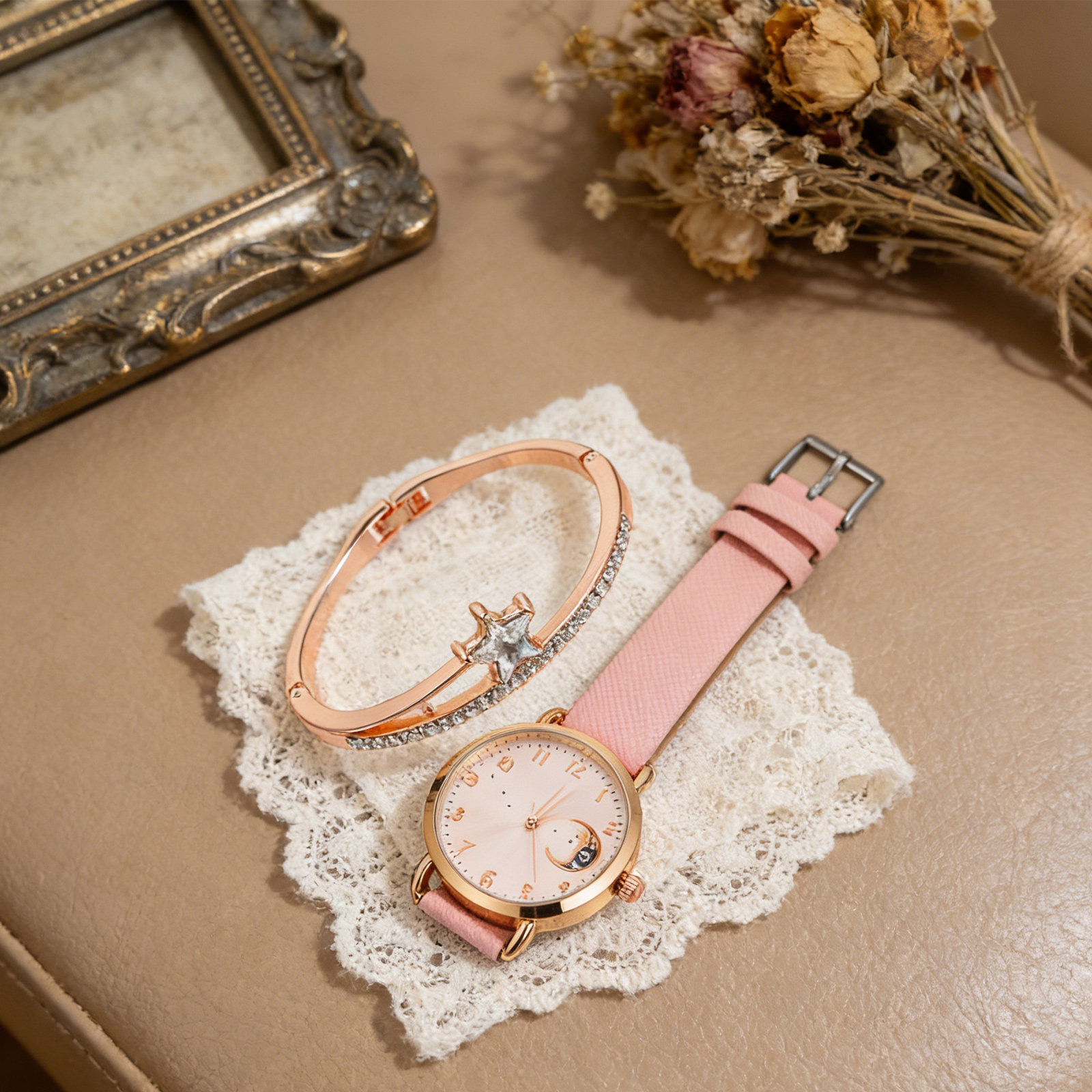 1 комплект: элегантные женские – обзор и цена Luxury Watch Gift For Her