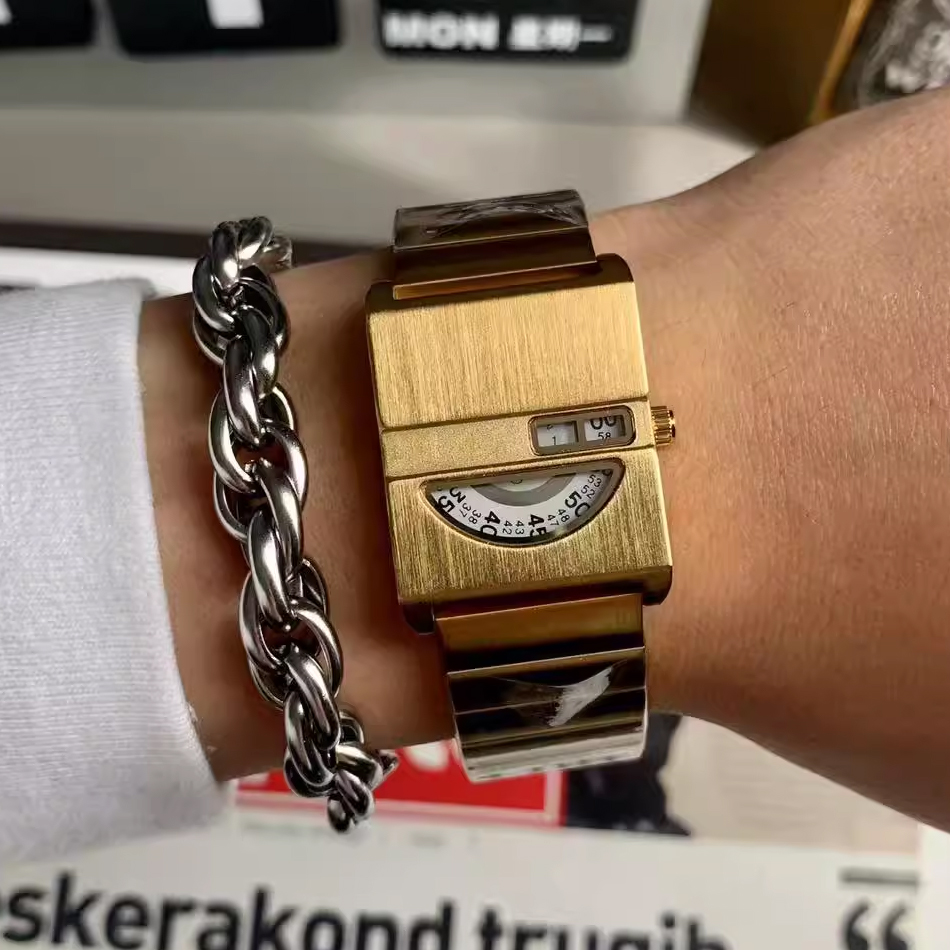 Мужские часы-браслеты, квадрат – обзор и цена Best Luxury Quartz Watch