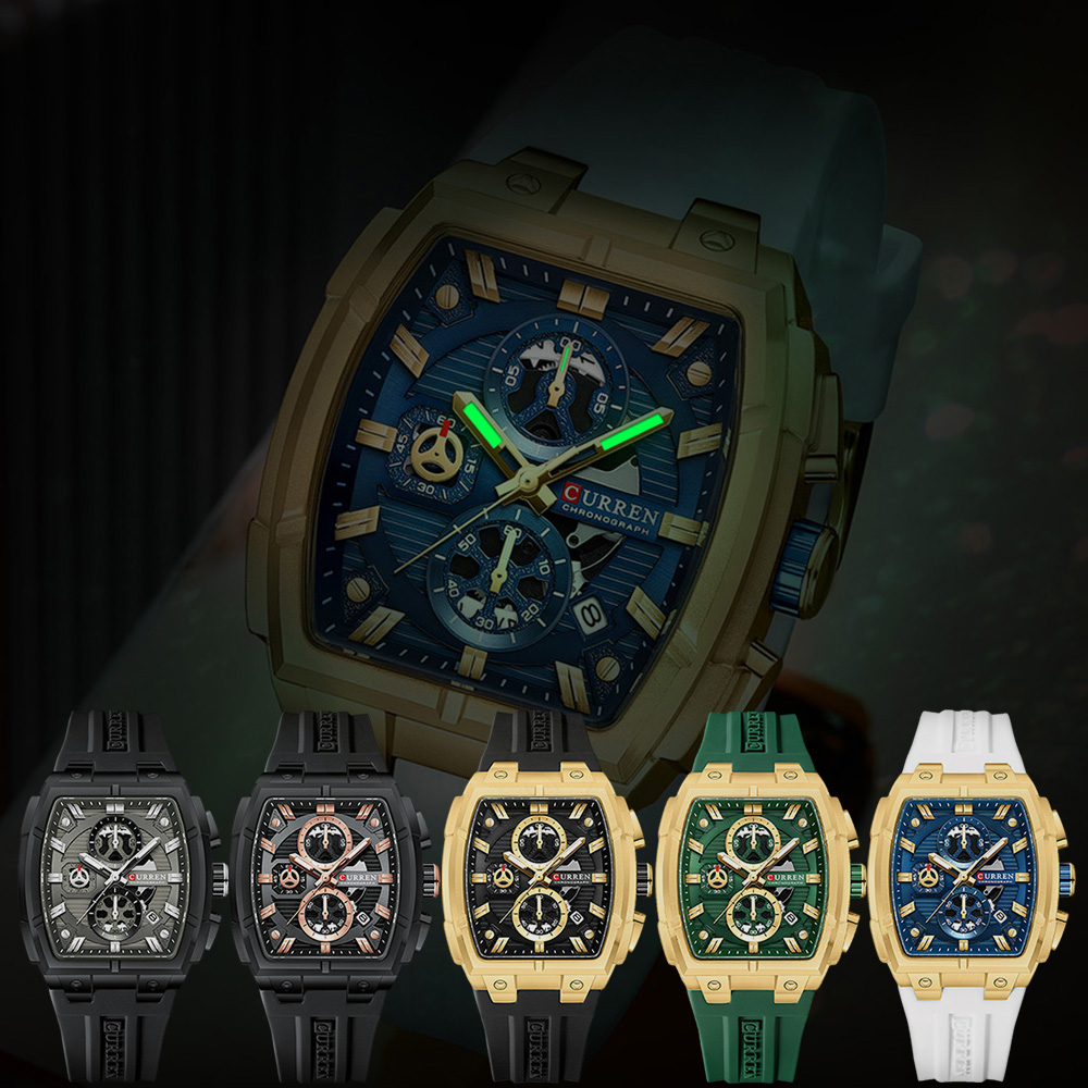 Роскошные винтажные часы CURRE – обзор и цена Best Luxury Quartz Watch