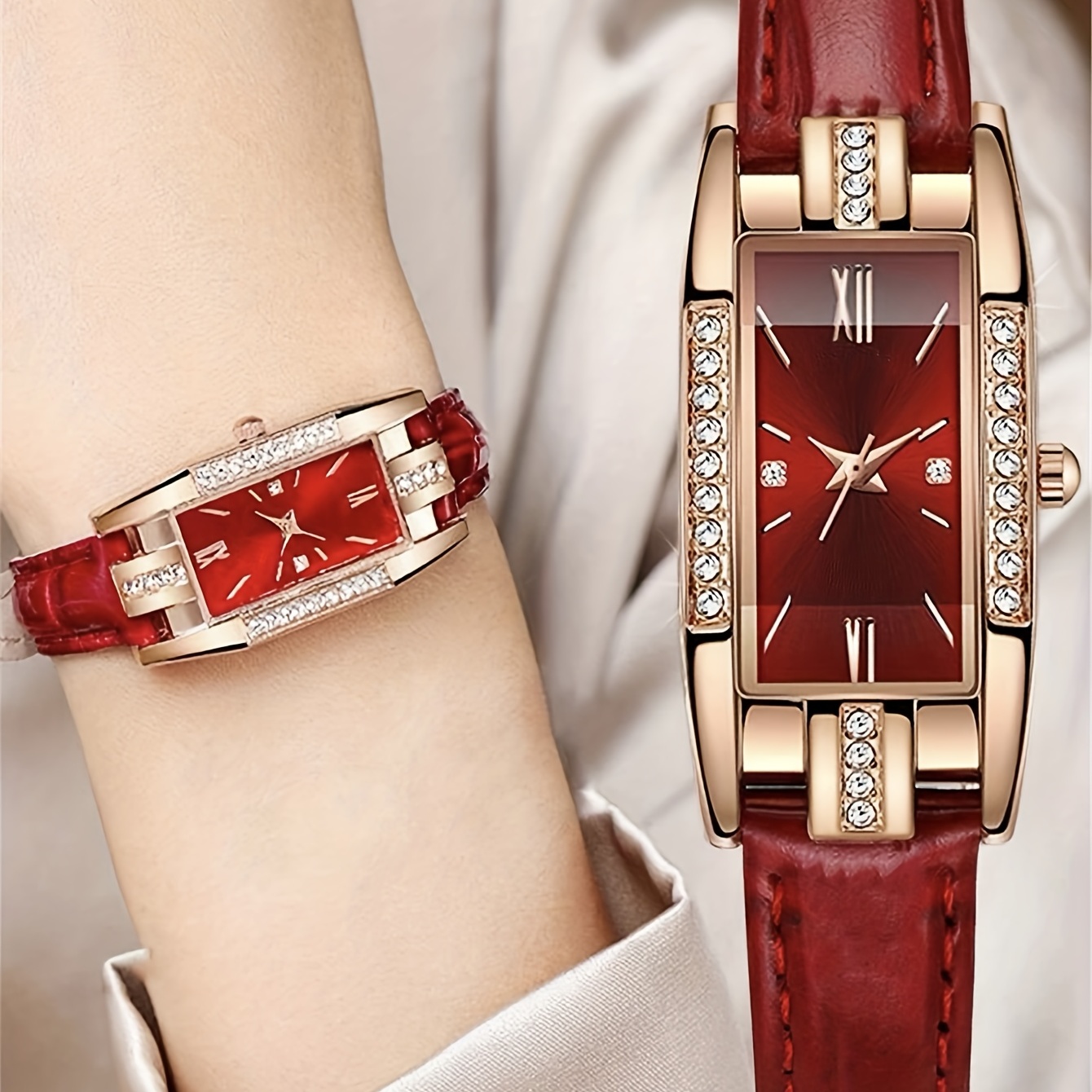 Роскошные кварцевые часы с кри – обзор и цена Luxury Watch Gift For Her