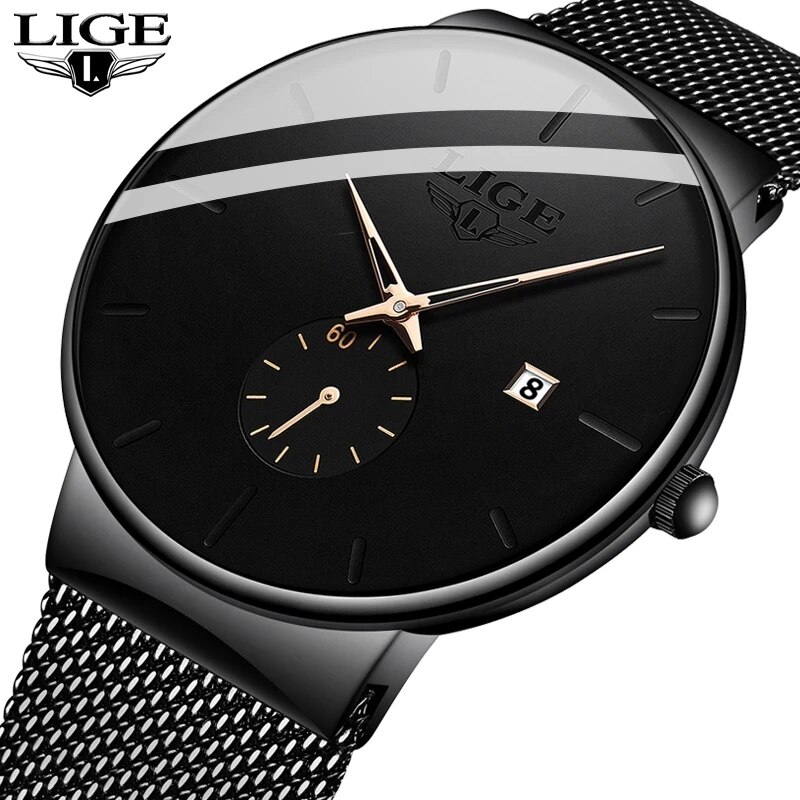 LIGE модные мужские часы лучши – обзор и цена Luxury Watch Manufacturers