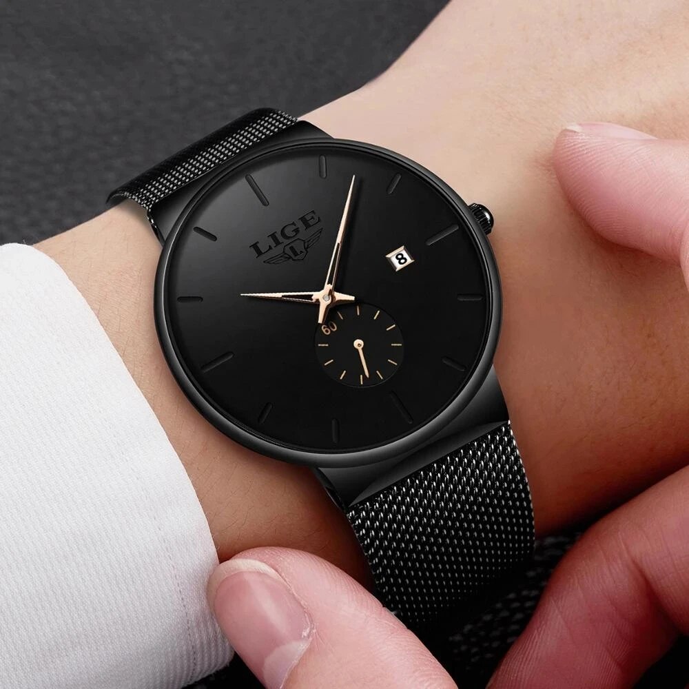 LIGE модные мужские часы лучши – обзор и цена Luxury Watch Manufacturers