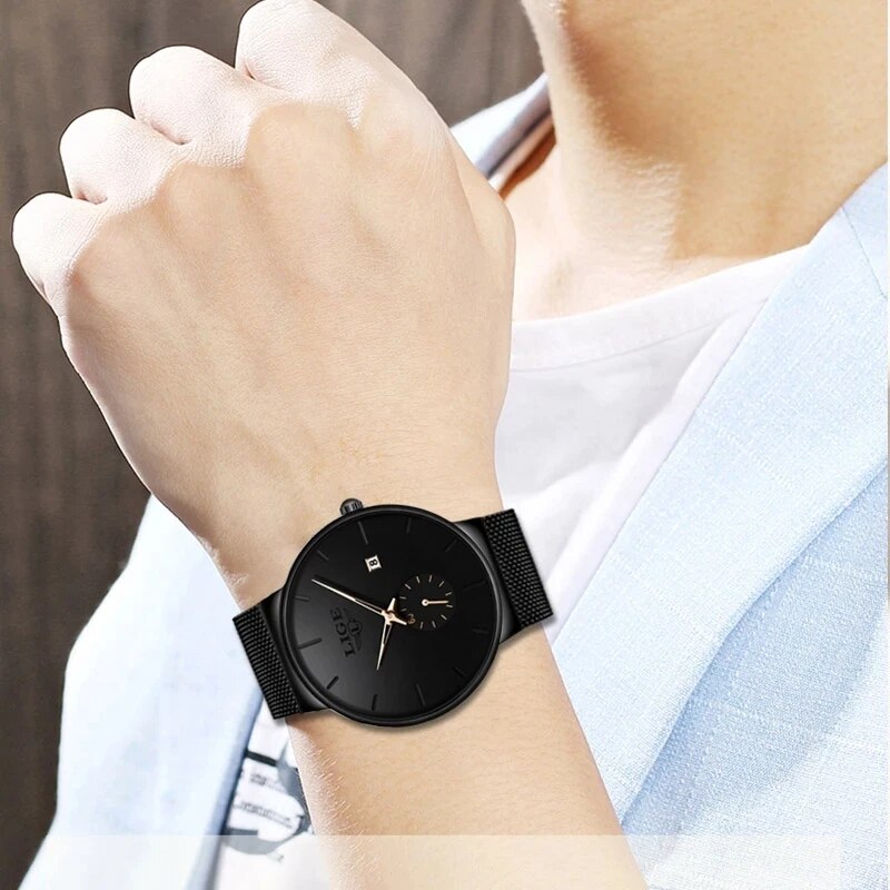 LIGE модные мужские часы лучши – обзор и цена Luxury Watch Manufacturers