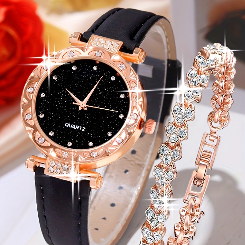 Модные кварцевые часы с звездн – обзор и цена Luxury Watch Gift For Her
