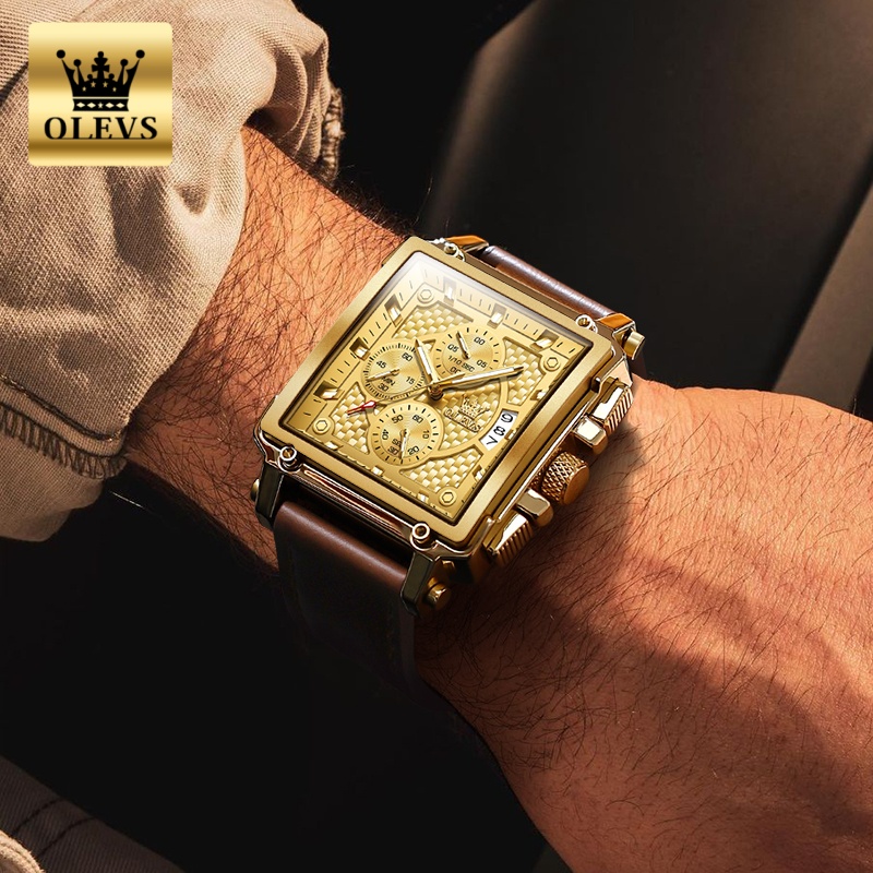 Мужские часы бренда OLEVS, вод – обзор и цена Best Luxury Quartz Watch