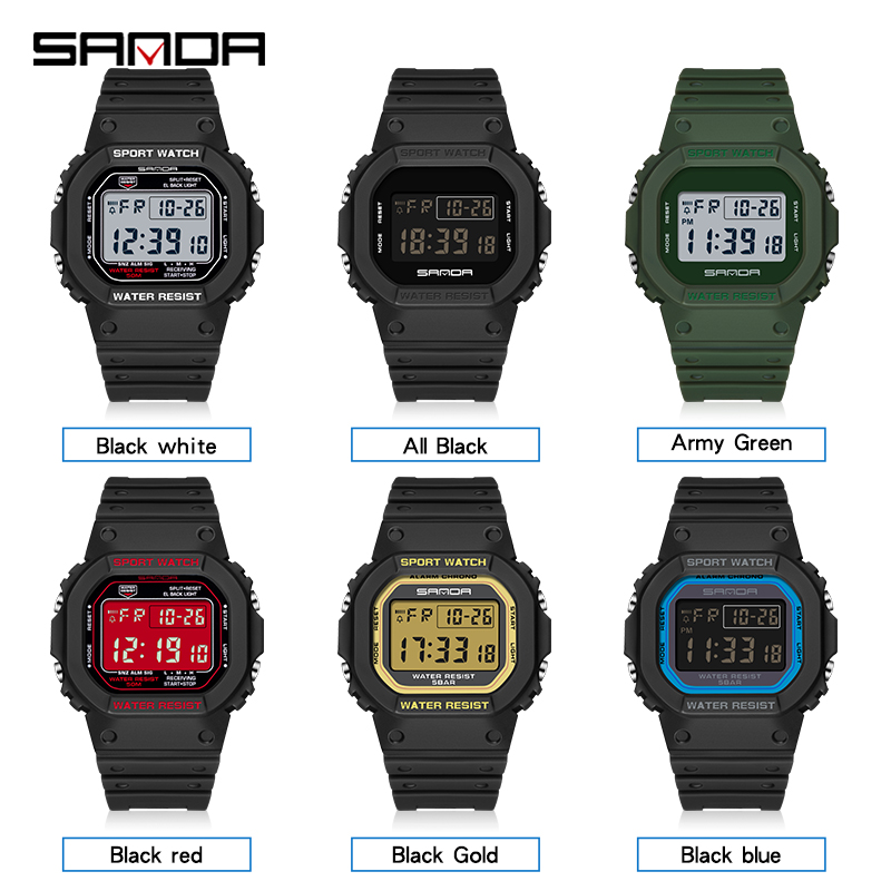 SANDA G Стиль Цифровые Часы Му – обзор и цена Luxury Watch G Shock